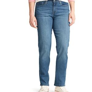 Levi's Blue Mid Rise Slim Jeans